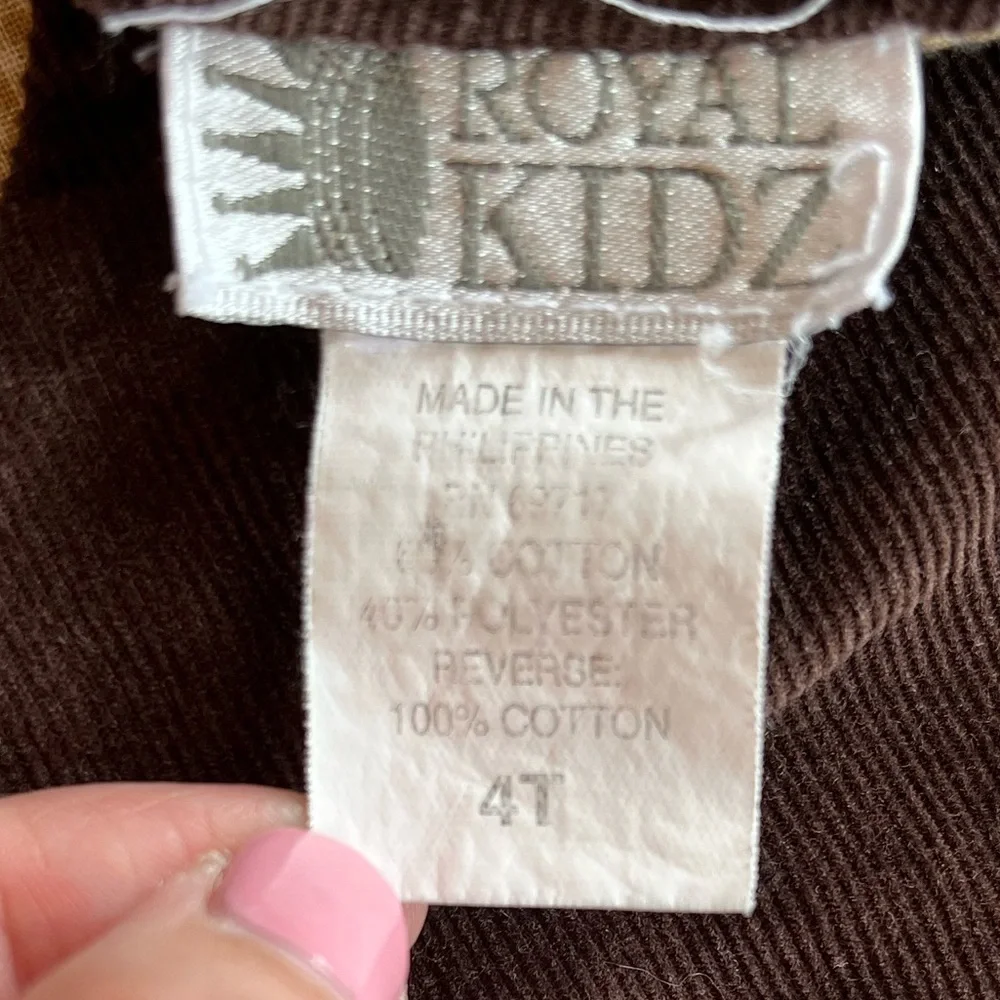 Royal Kidz Toddler Girl Smocked Reversible Fall Dress - Leaves & Cupcake